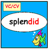 Syllables Reading Game Card